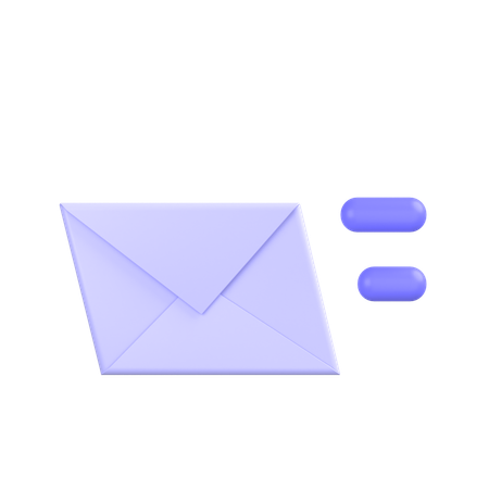 Fast Message  3D Icon