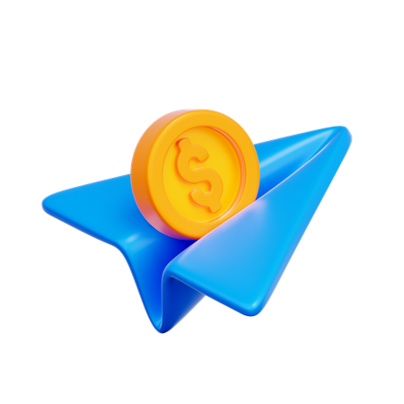 Fast Money Transfer  3D Icon