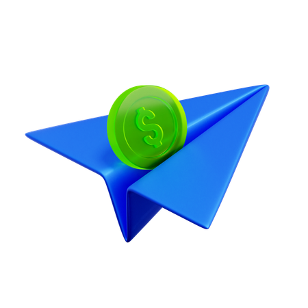 Fast Money Transfer  3D Icon