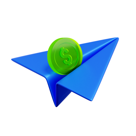 Fast Money Transfer  3D Icon