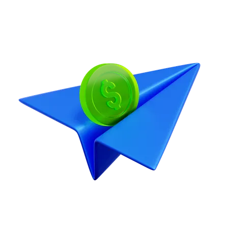 Fast Money Transfer  3D Icon