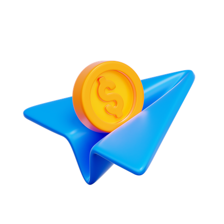 Fast Money Transfer  3D Icon