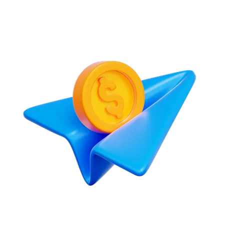 Fast Money Transfer  3D Icon
