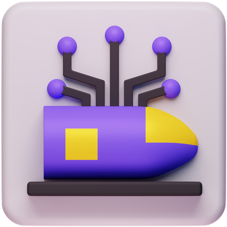 Fast Network  3D Icon