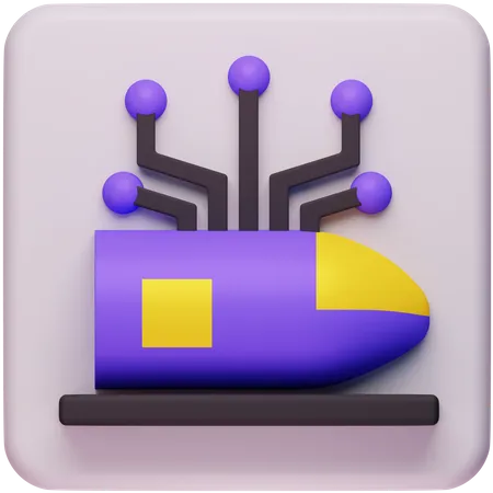 Fast Network  3D Icon