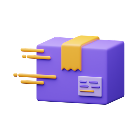 Fast Order Delivery  3D Icon