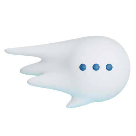 Fast Response Chat Bubble  3D Icon