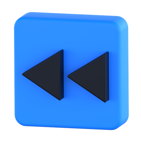 Fast Rewind  3D Icon