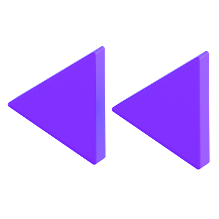 Fast Rewind  3D Icon