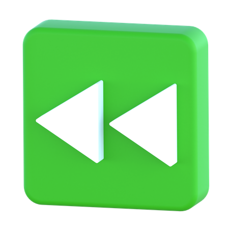 Fast Rewind  3D Icon