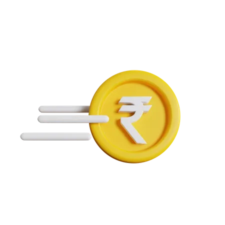 Fast Rupee  3D Icon