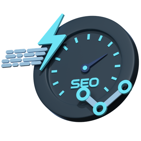 Fast Seo  3D Icon