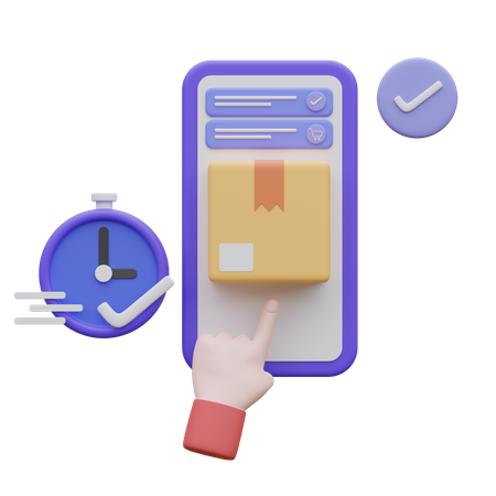 Fast Shipping  3D Icon