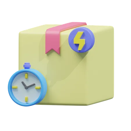 Fast supply  3D Icon