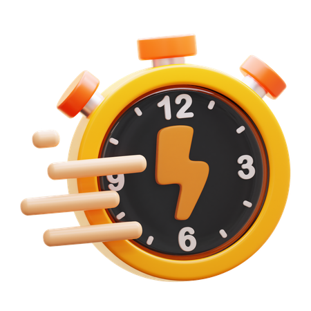 FAST TIME  3D Icon