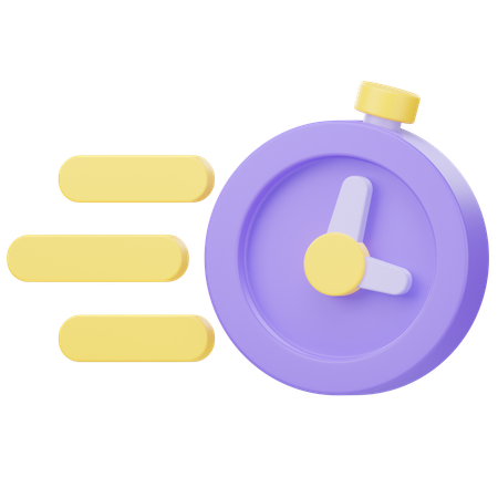 Fast Time  3D Icon