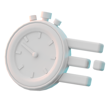 Fast Time  3D Icon