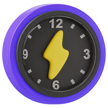 Fast Time  3D Icon