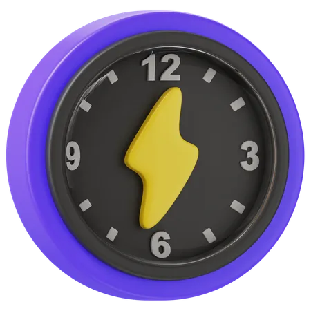 Fast Time  3D Icon