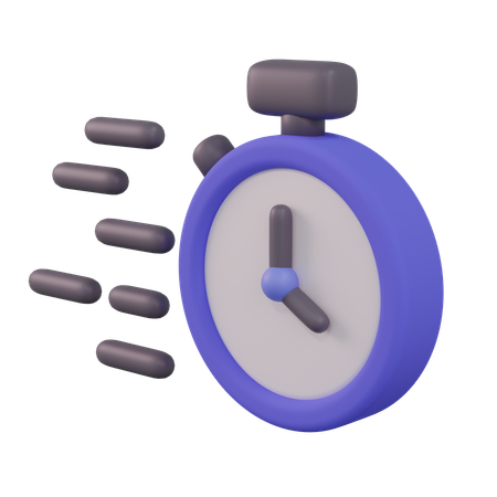 Fast Time  3D Icon