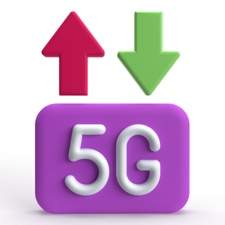 Faster Data Transfer  3D Icon