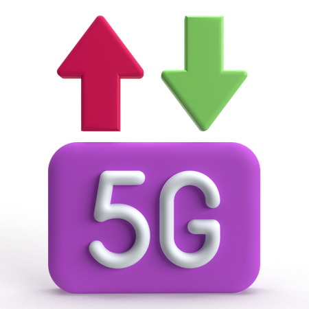 Faster Data Transfer  3D Icon