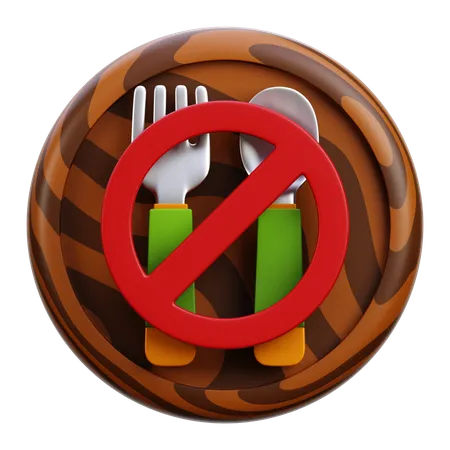 Fasting  3D Icon