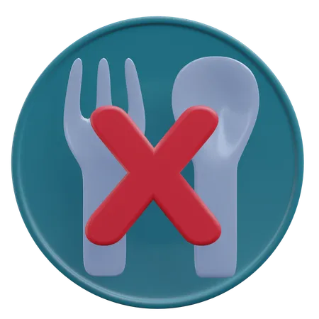 Fasting  3D Icon