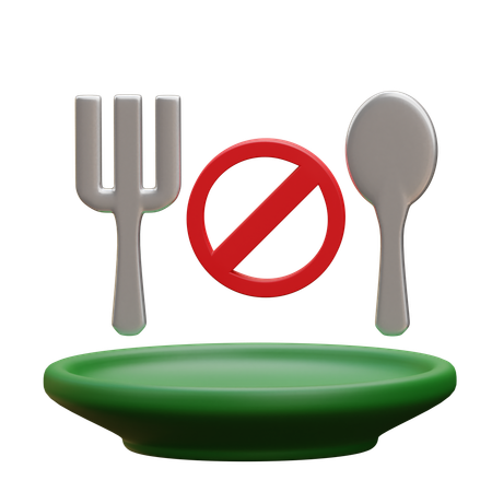 Fasting  3D Icon