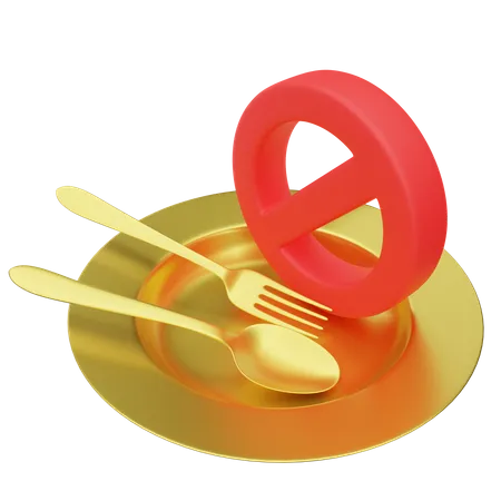 Fasting  3D Icon