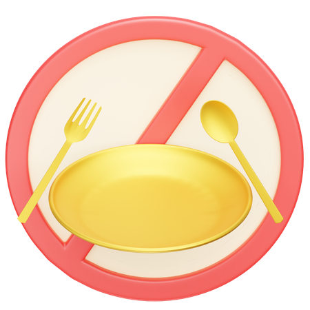 Fasting  3D Icon