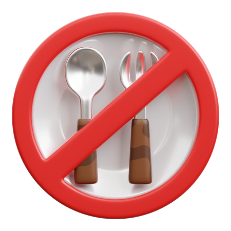 Fasting  3D Icon