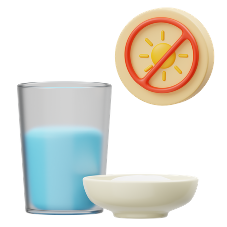 Fasting  3D Icon