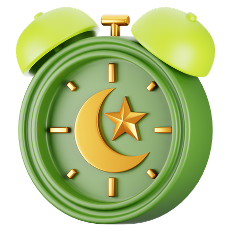 Fasting time  3D Icon