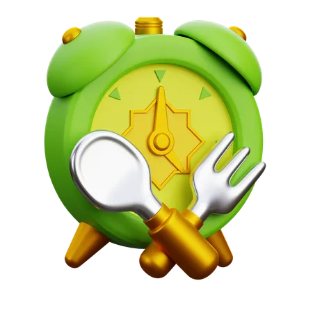 Fasting Time  3D Icon