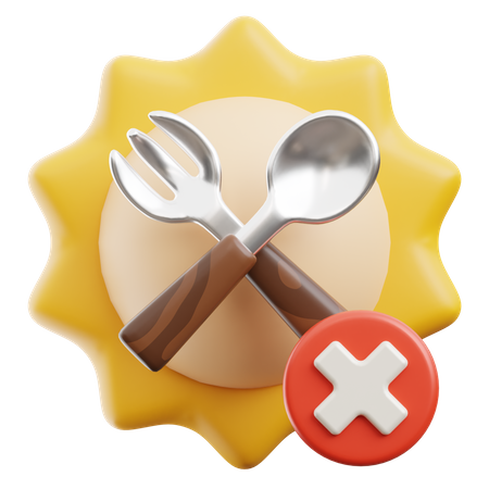 Fasting Time  3D Icon