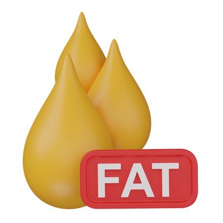 Fat  3D Icon