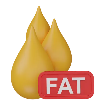 Fat  3D Icon