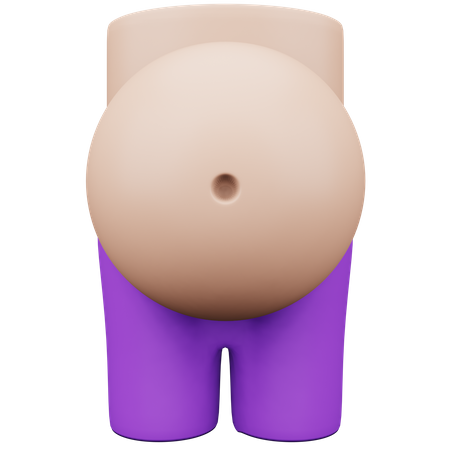 Fat 3D Icon
