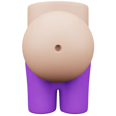 Fat 3D Icon