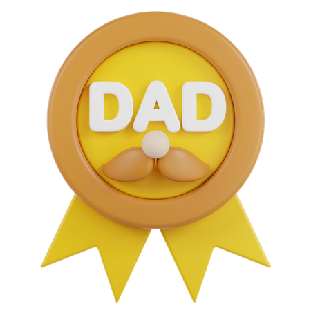 Father Medal  3D Icon