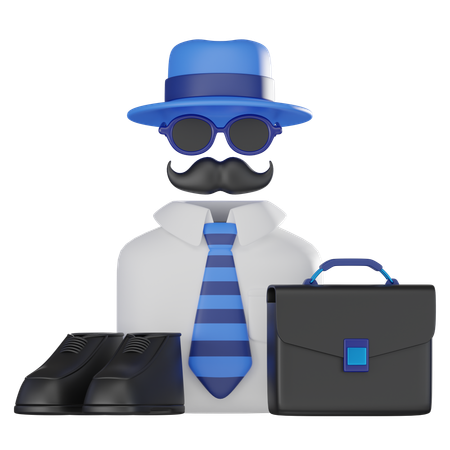 Father Set Clothing  3D Icon