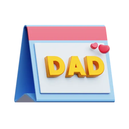 Fathers day  3D Icon