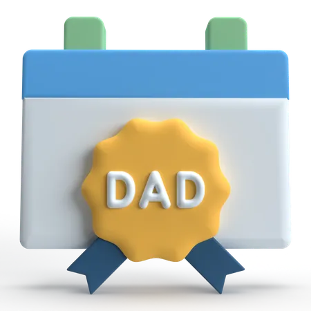 Fathers Day  3D Icon