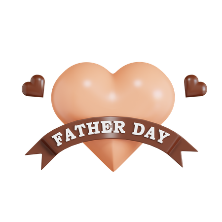 Fathers Day  3D Icon