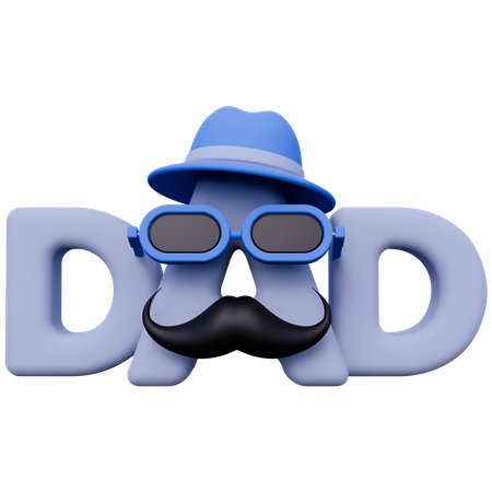 Father's Day  3D Icon