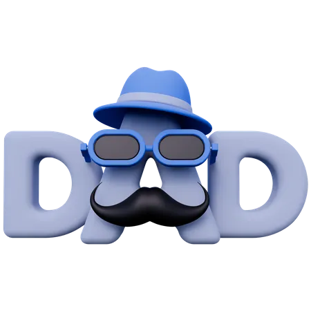 Father's Day  3D Icon