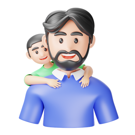 Fathers Day  3D Icon