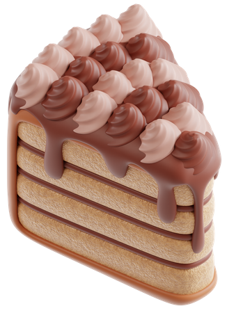 Fatia de bolo  3D Icon