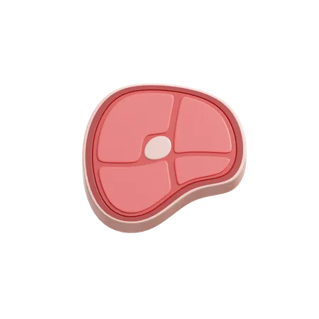 Fatia de carne  3D Icon